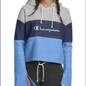 Champion reserve wave cropped hoodie